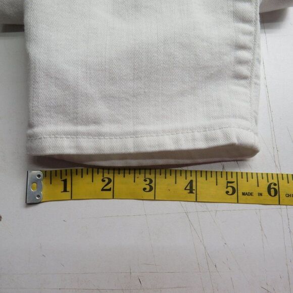 led Luxe Essentials Straight Maternity Jeans Women's Size 30 Wash Denim - Picture 8 of 10